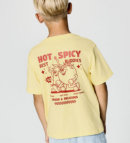 Name It T-shirt - NkmHenno - Double Cream