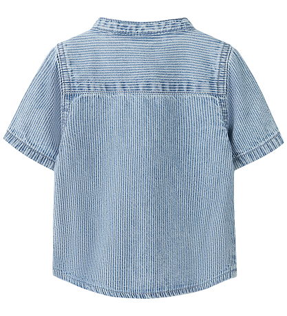Name It Skjorte - NbmLeo - Light Blue Denim