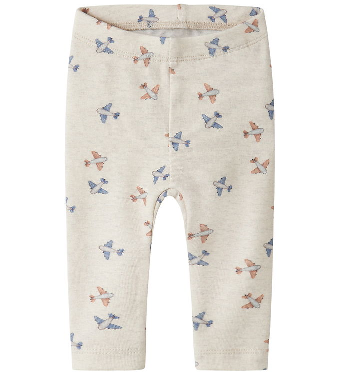 Name It Hop Long John - Baby Leggings - Beige - 74