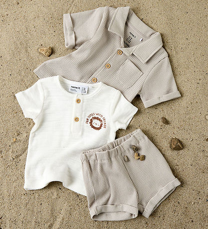 Name It Shorts - NbmHusk - Chateau Gray