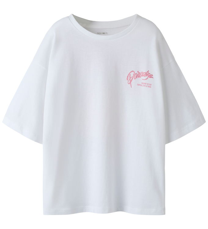 Name It Haima - T-shirt - Hvid - 122-128