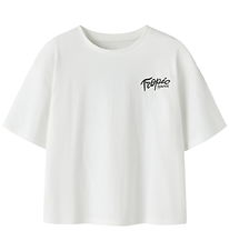 Name It T-shirt - NkfHaima - Bright White/Tropic Haven