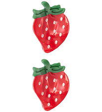 Name It Hårklemme - 2-pak - Poinsettia