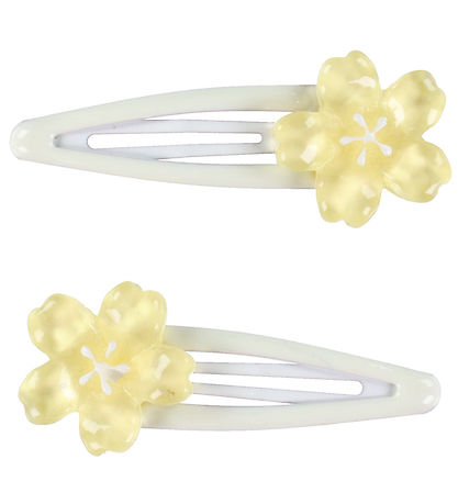 Name It Hårspænder - 2-pak - NkfJibiscus - Pear Sorbet