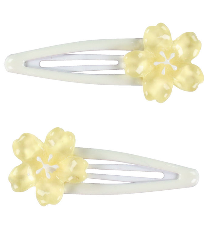 Name It Hårspænder - 2-pak - NkfJibiscus - Pear Sorbet