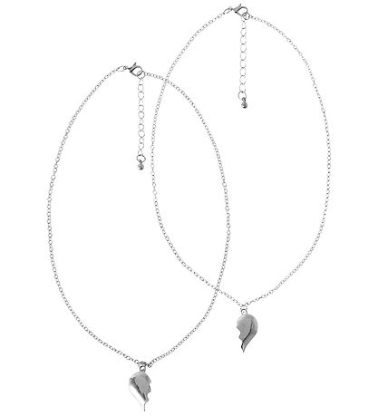 Name It Halskæde - 2-pak - NkfForever - Silver
