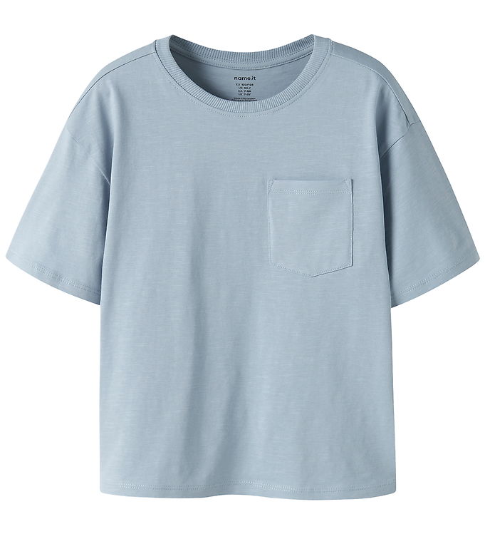 Name It Vebbe - Børne T-shirt - Blå - 134-140