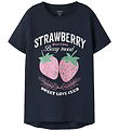 Name It T-shirt - NkfVix - Navy Blazer/Strawberry Club