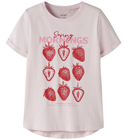 Name It T-shirt - NkfVix - Cradle Pink/Strawberries