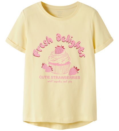 Name It T-shirt - NkfVix - Double Cream/Fresh Delights