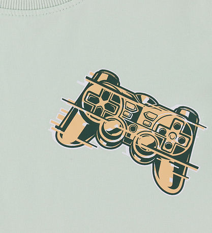Name It T-shirt - NkmVux - Pale Aqua/Controller