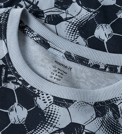 Name It T-shirt - NkmVeldo - Blue Fog/Football