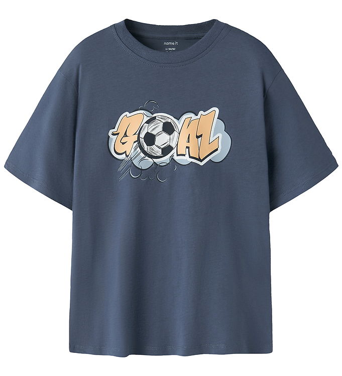 Name It Veldo - T-shirt - Blå - 116