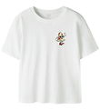 Name It T-shirt - NkmVeldo - Bright White/Pizza