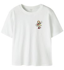 Name It T-shirt - NkmVeldo - Bright White/Pizza