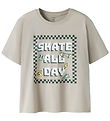Name It T-shirt - NkmVeldo - Chateau Gray/Skate