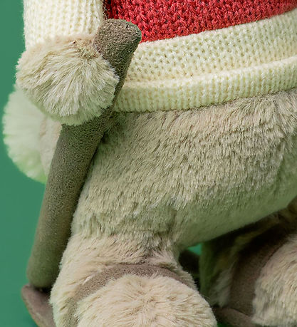 Jellycat Bamse - 20x16 cm - Bashful Bunny Gold Medal Ski Outfit