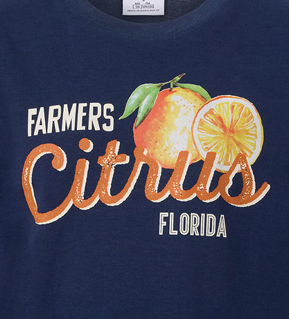 Champion T-shirt - Navy m. Print