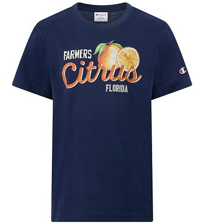 Champion T-shirt - Navy m. Print