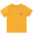 Champion T-shirt - Orange m. Print