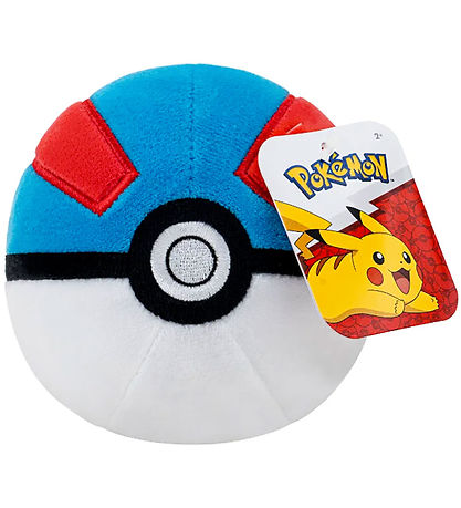 Pokémon Bamse - 10 cm - Pokeball - Assorteret