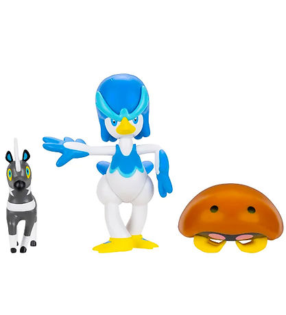 Pokémon Figurer - Battle Figure - 3-pak - Blitzle/Quaxwell/Kabut