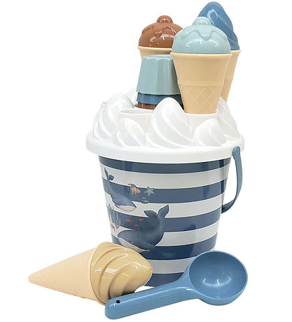 Little Dutch Strandsæt - 14 Dele - Isvaffel - Ocean World