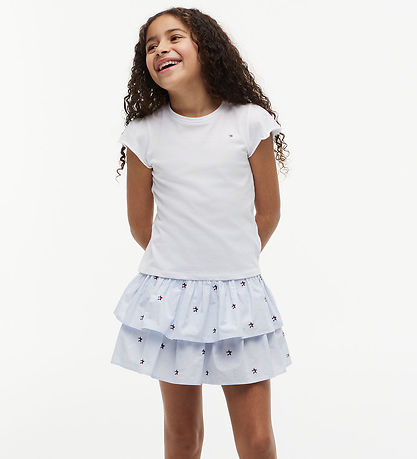 Tommy Hilfiger Nederdel - Sweet Blue Stripes