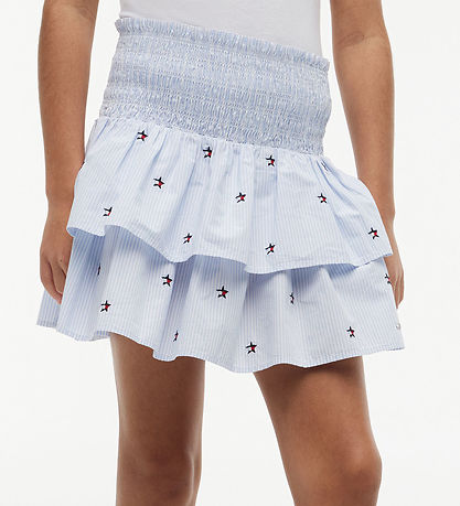 Tommy Hilfiger Nederdel - Sweet Blue Stripes