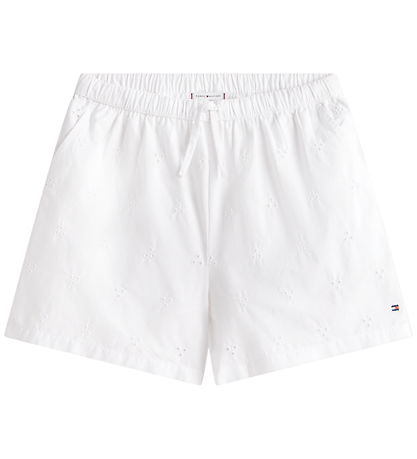 Tommy Hilfiger Shorts - Broderie Anglaise - White