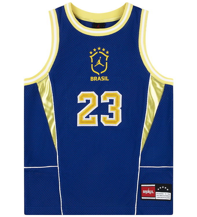 Jordan Tanktop - Mesh - Brasil - Old Royal m. Print