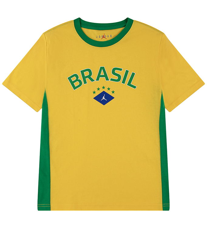 Jordan T-shirt - Brasil - Varsity Maize m. Print