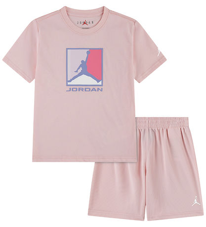 Jordan Shortssæt - Mesh - Nike Pink Bloom