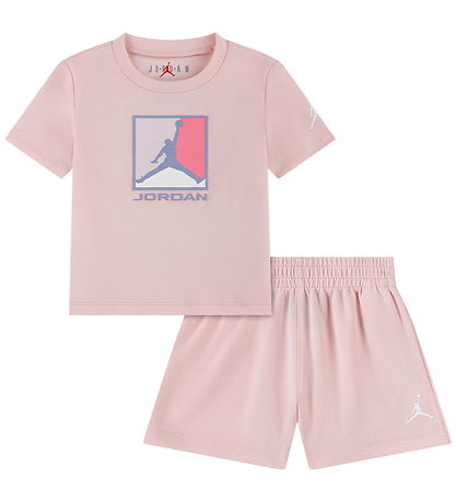 Jordan Shortssæt - Mesh - Nike Pink Bloom