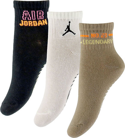 Jordan Ankelstrømper - 3-pak - Quater - Khaki