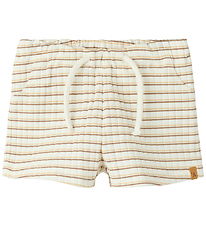 Lil Atelier Shorts - Loose - NbmHaldur - Coconut Milk/Coca Mocha