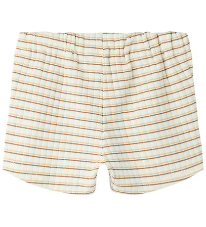 Lil Atelier Shorts - Loose - NbmHaldur - Coconut Milk/Coca Mocha