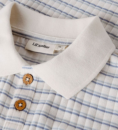 Lil Atelier Polo - Rib - Loose - NmmHaldur - Coconut Milk/Dusty 