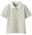 Lil Atelier Polo - Loose - Rib - NmmHaldur - Coconut Milk/Coca M