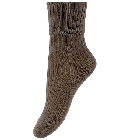 Name It Strømper - 3-pak - NbfNobba - Almond Milk/Brown Lentil/C