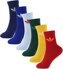 adidas Originals Socks - 6-Pack - TR Crew - Crsk/Dkblue/Betsca