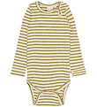 Petit Piao Body l/æ - Rib/Modal - PpSky - Mosstone Striped