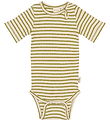 Petit Piao Body k/æ - Rib/Modal - PpSky - Mosstone Striped