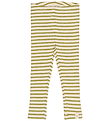 Petit Piao Leggings - Rib/Modal - PpSky - Mosstone Striped