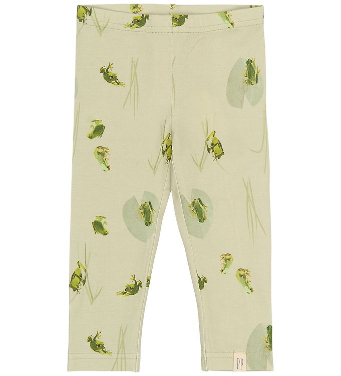 Petit Piao Leggings - PpSky - Tidal Foam Frog AOP
