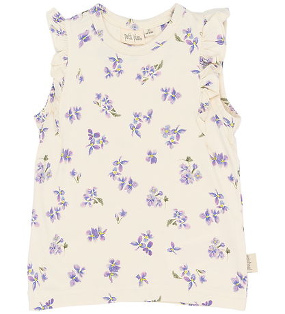 Petit Piao Bluse - PpStar - Eggnog Viola AOP