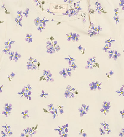 Petit Piao Body k/æ - PpStar - Eggnog Viola AOP