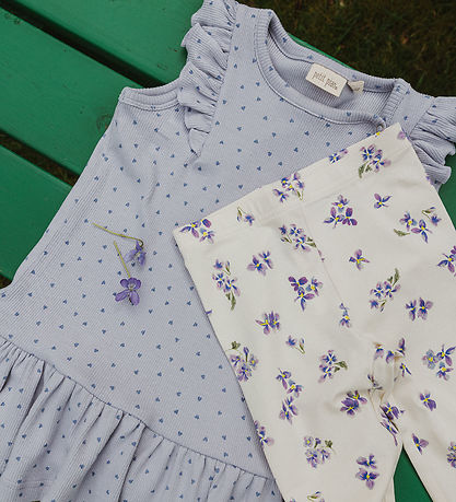 Petit Piao Kjole - Rib/Modal - PpSonja - Cosmic Sky Heart AOP