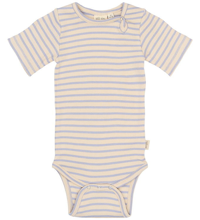 Petit Piao Body k/æ - Rib/Modal - PpSky - Cosmic Sky Striped