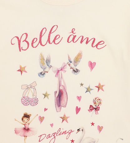 Hust and Claire T-shirt -  HCAlma Belle A'me -  Ivory